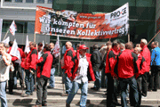 Symbolfoto Lohnpolitik; Protest PRO-GE