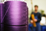 Fadenspulen zur Textilproduktion