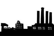 Industrie-Silhouette